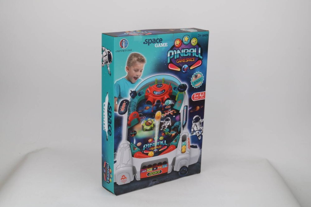 Jogo Pinball Game Space Infantil com Bolinhas