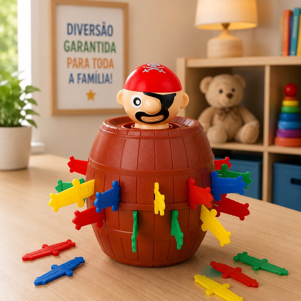 Jogo Pula Pirata Com 16 Espadas