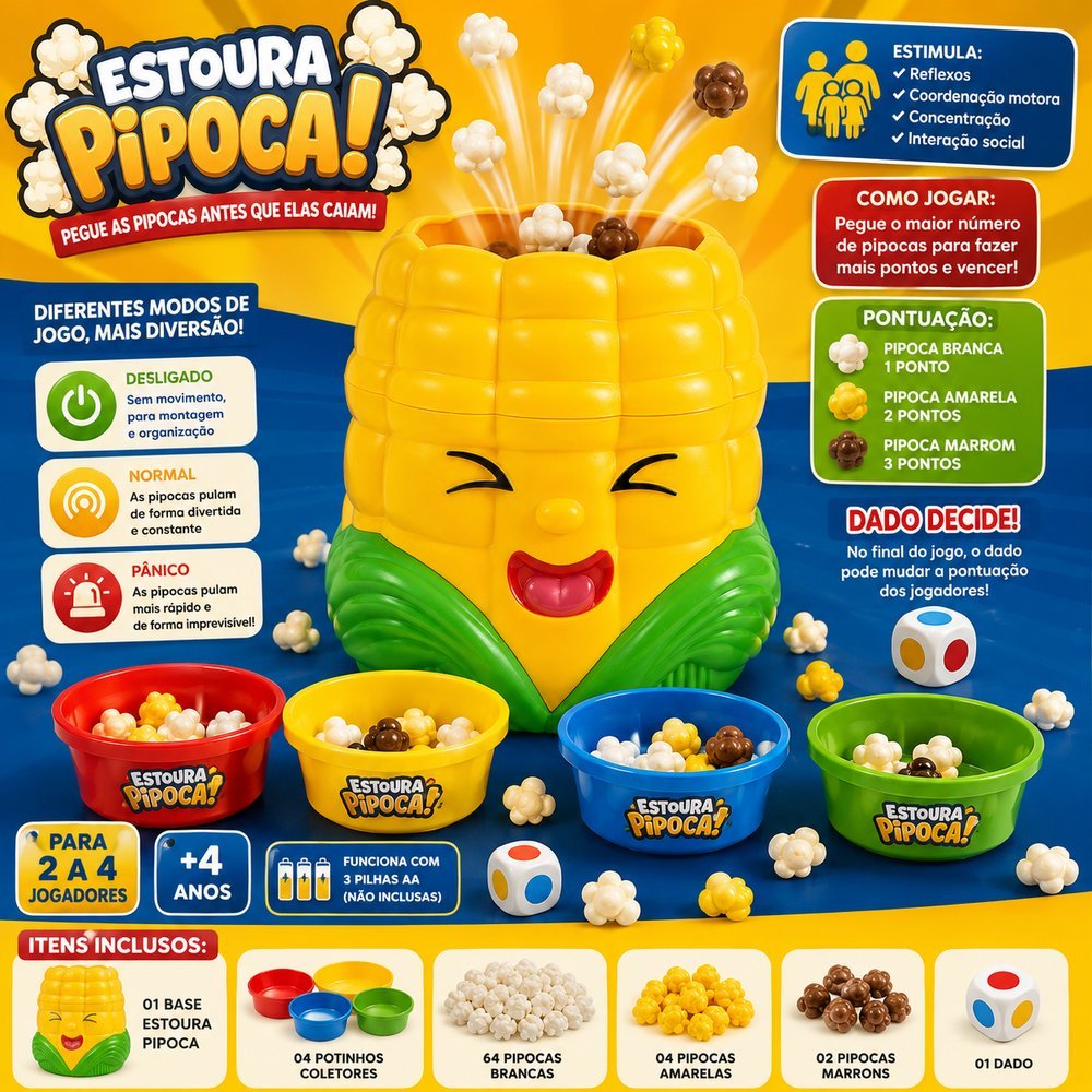 Jogo Estoura Pipoca