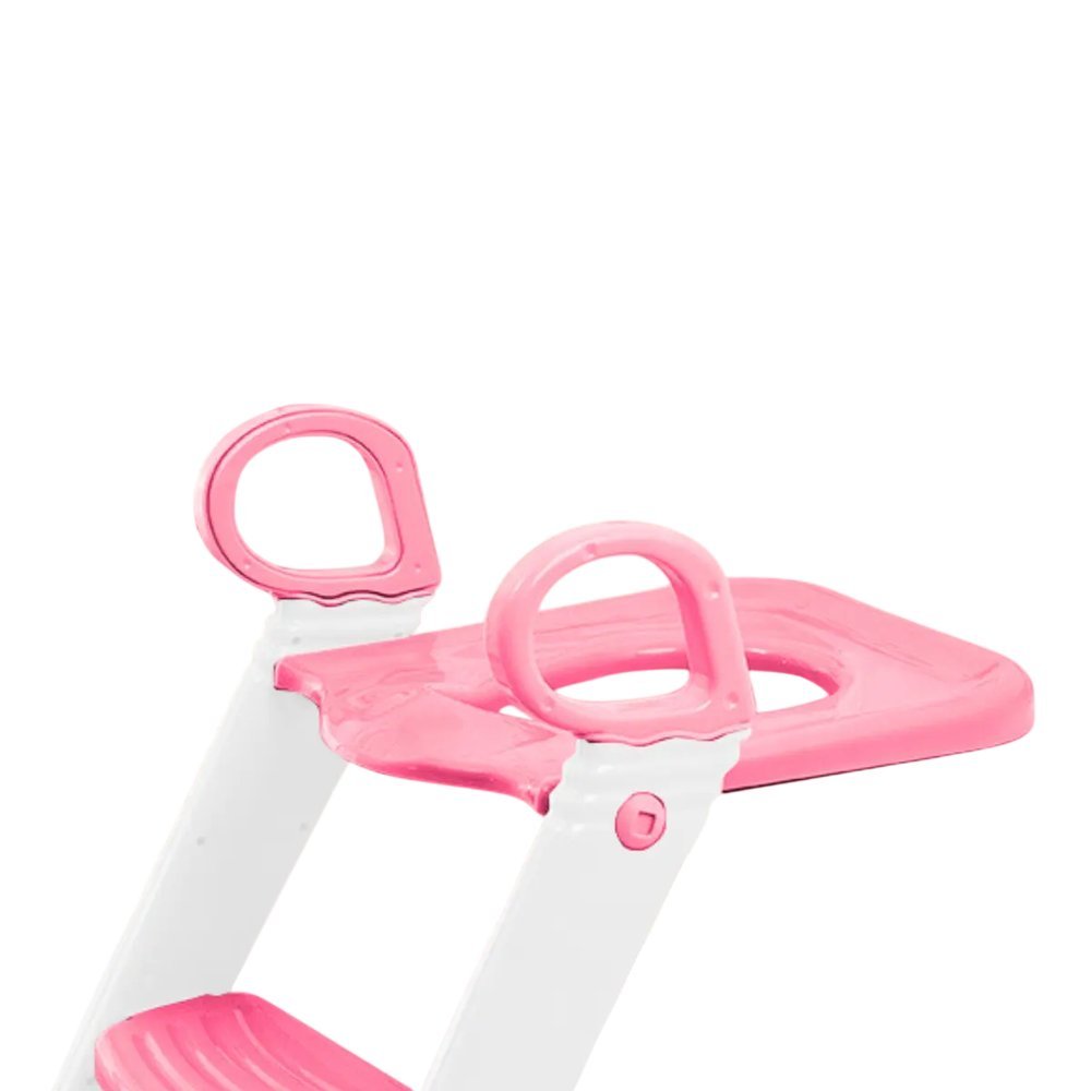 Assento Redutor Infantil com Escada - Rosa