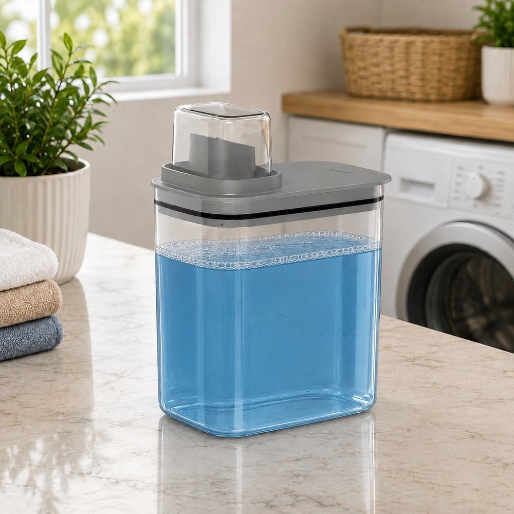 Dispenser para Sabão e Liquidos 1,5L - Cinza