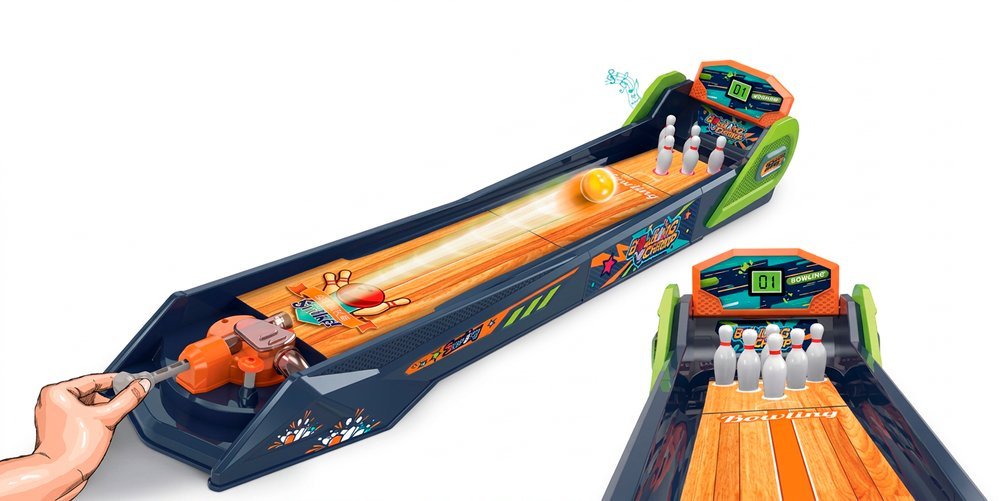 Jogo de Boliche Infantil Estilo Arcade